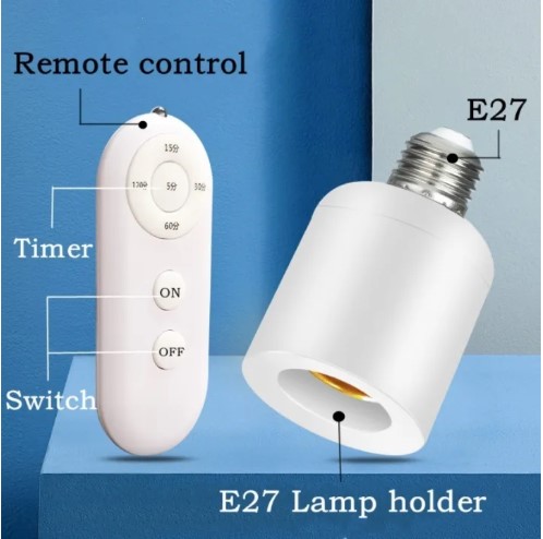 Remote control lamp holder
